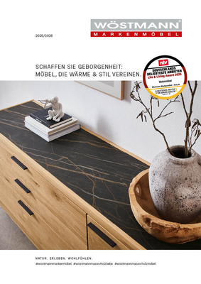 Katalog Abbildung Katalog Wohnzimmer, Link führt zur Wohnzimmerkatalog